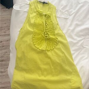Yellow Sleeveless Women's Top